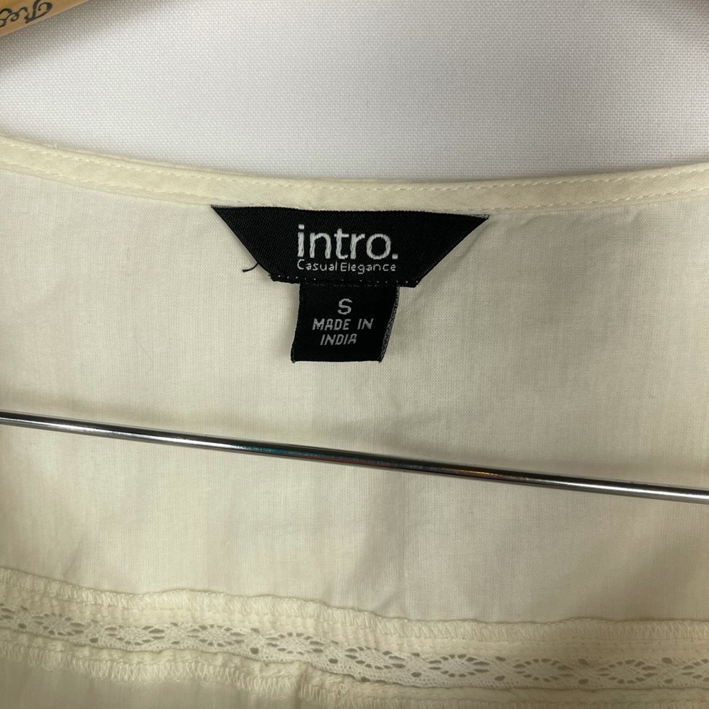 Intro. Bohemian Embroidered Popover Tunic Top Siz… - image 7